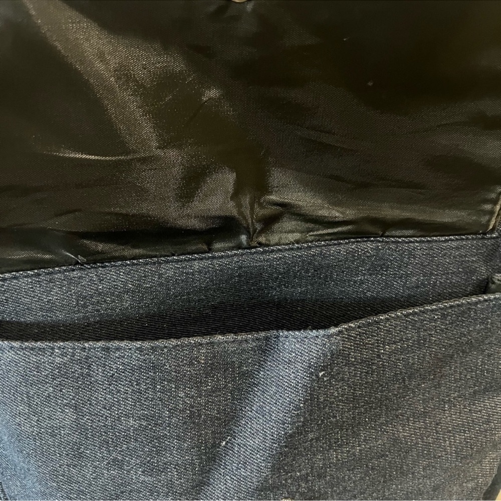 Guess dark wash denim backpack/bag tote - Picture 11 of 11